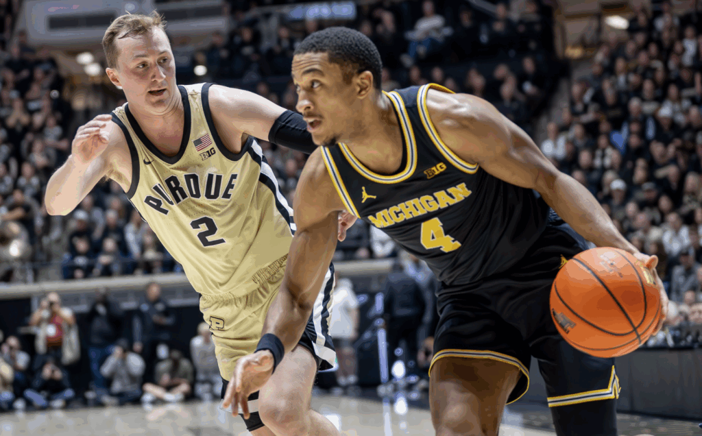Top-ranked Michigan uses first-half surge to sink No. 7 Purdue