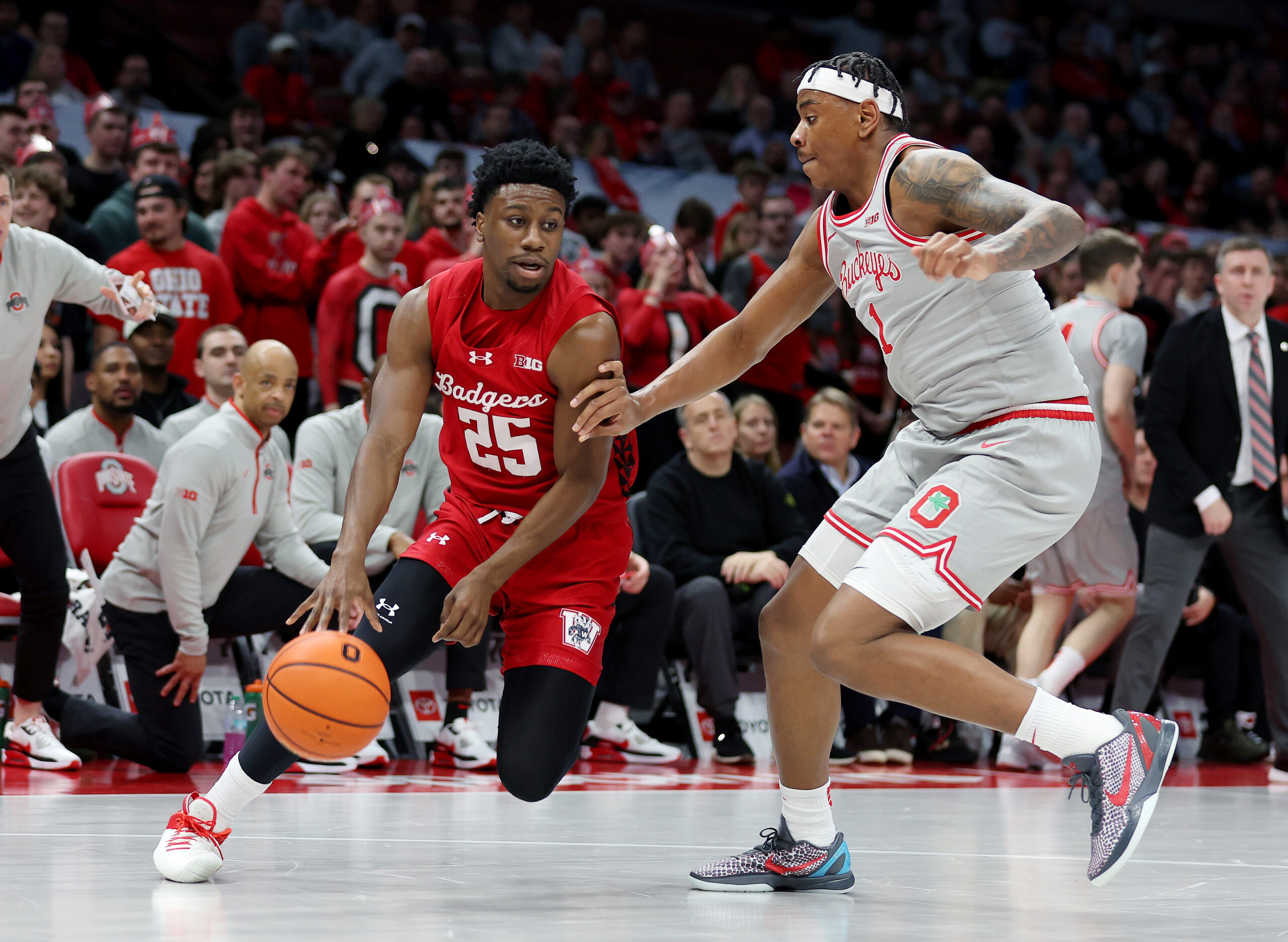 Ranked Badgers Fall to Ohio State on the Road, 86-69 - On3