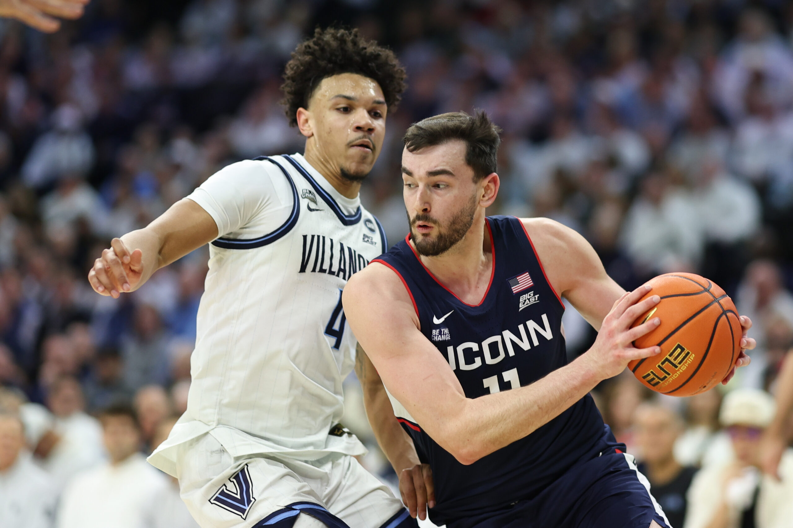 Balanced effort helps No. 6 UConn oust Villanova