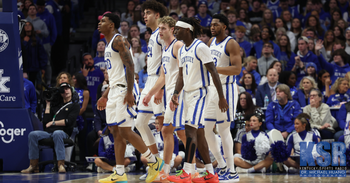 Kentucky is down to a No. 8 seed in Bracketology after Auburn loss