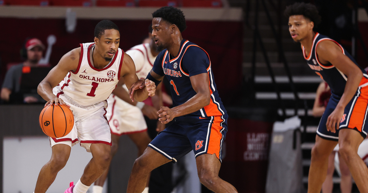 Oklahoma hits season-best 3-point percentage in win over Auburn