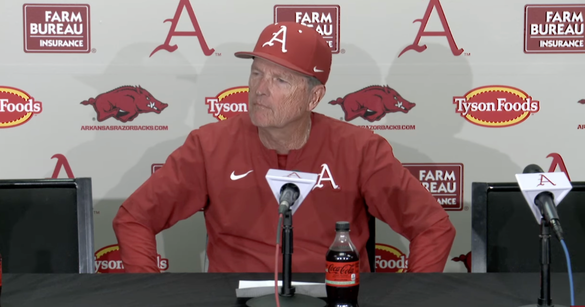 WATCH: Dave Van Horn, players postgame – UT Arlington 4, Arkansas 3 (Game 1)