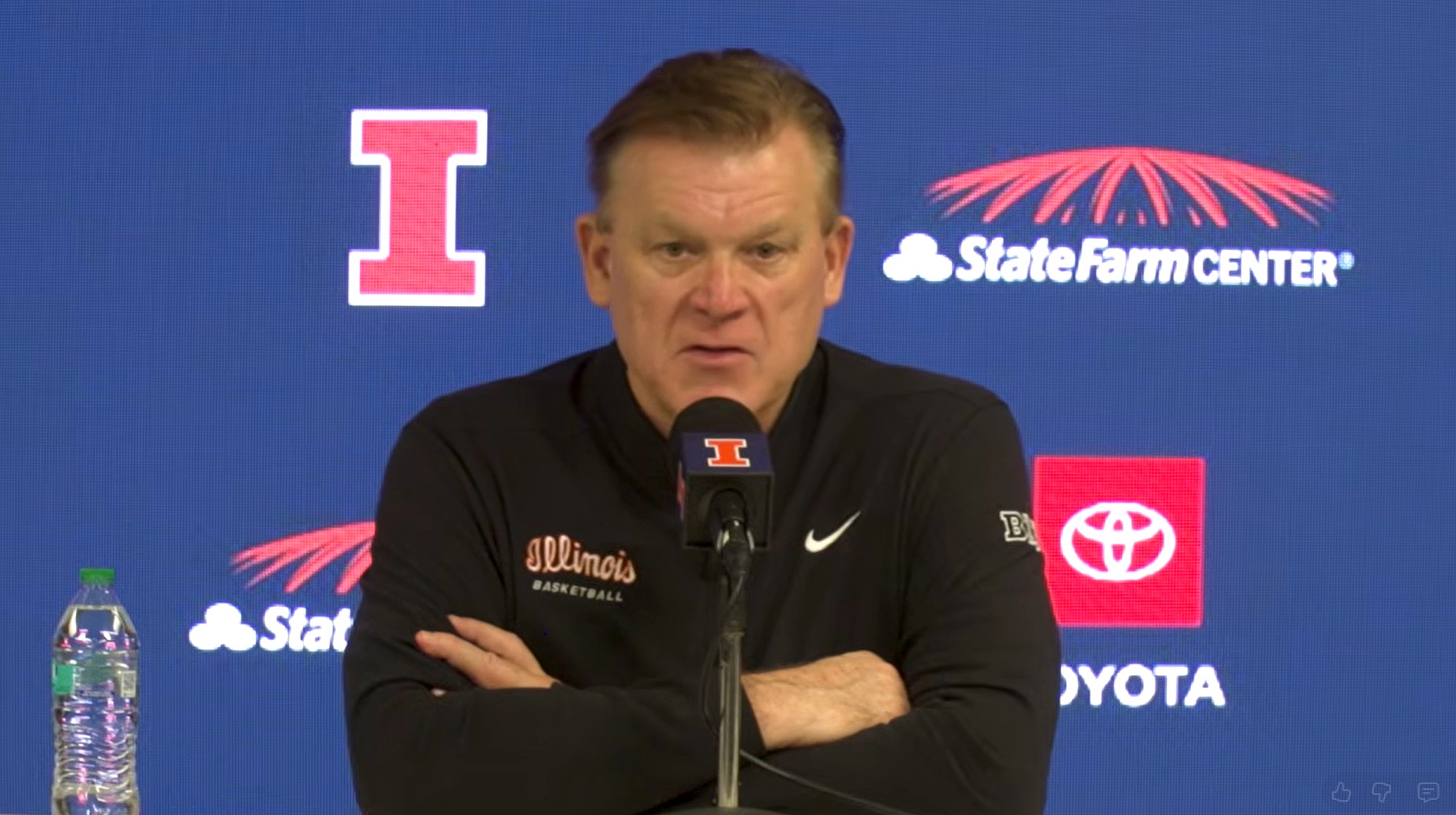 Watch:  Illinois vs. Michigan post game press conference.