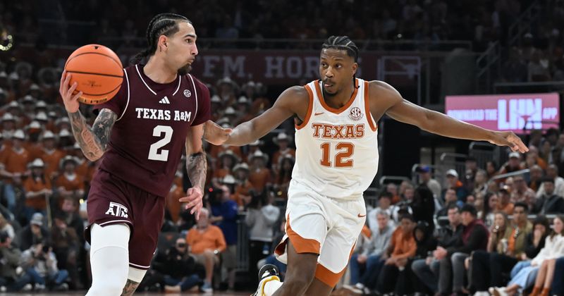 Longhorns enact revenge against rival Texas A&M on the road, 76-70, behind 23 from Tramon Mark