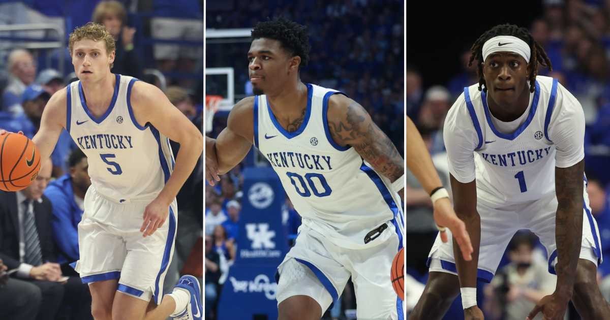 ‘Three-Headed GOAT’: Kentucky’s backcourt trio dropped 61 points on Vandy