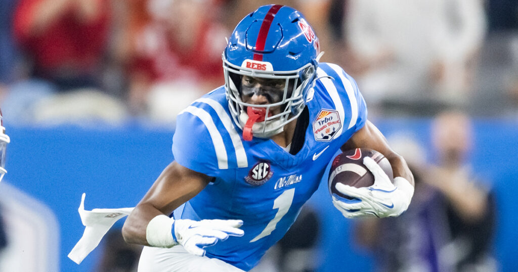 Ole Miss WR De'Zhaun Stribling