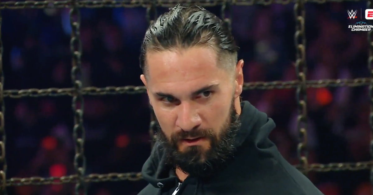 Seth Rollins makes his surprise return at WWE Elimination Chamber