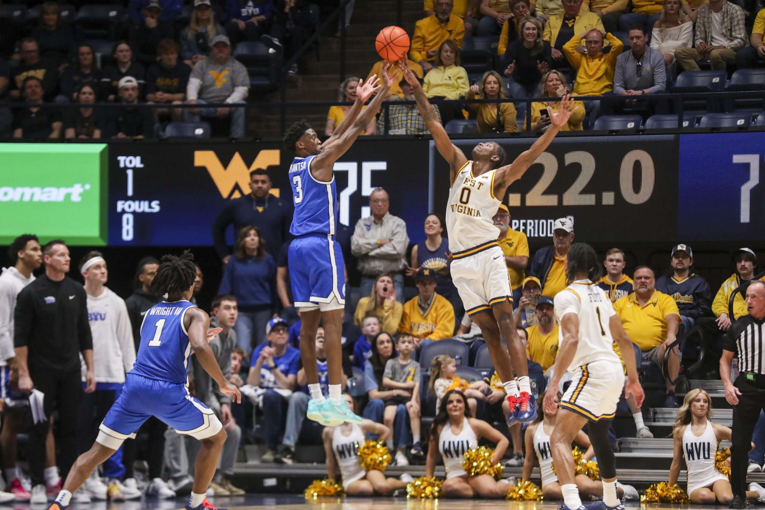 West Virginia physical without fouling on defense