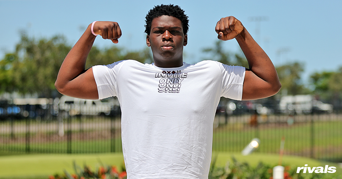 NIL agent Latish Kinsler connects with Michigan's new staff, talks pursuit of elite OT Oluwasemilore Olubobola