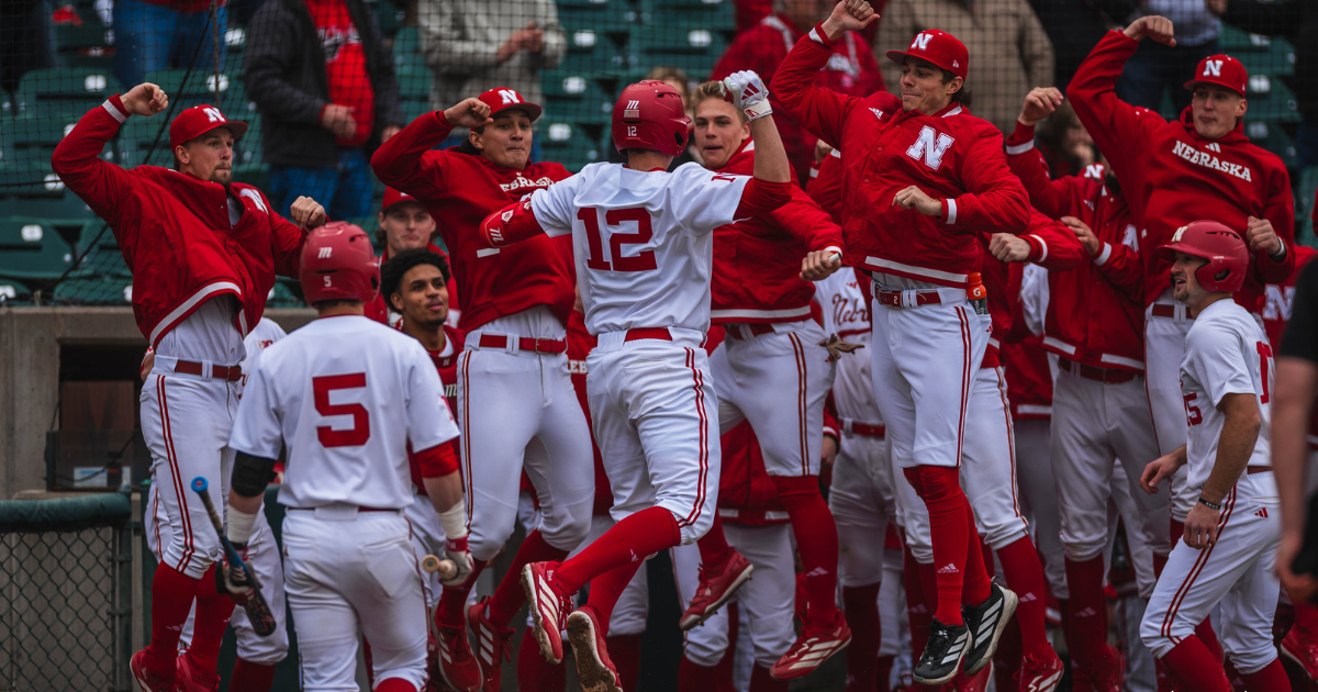 Nebraska baseball beats Omaha 8-5 anchored behind Katskee