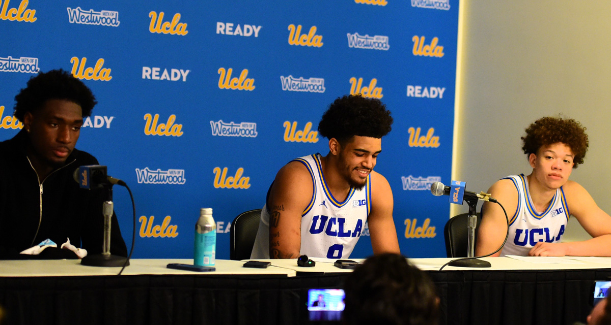 Eric Freeny, Trent Perry and Eric Dailey After Nebraska