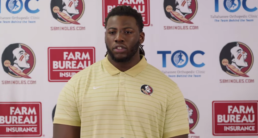 'Once I grab you, it's over' ... New left tackle Xavier Chaplin determined to dominate at FSU