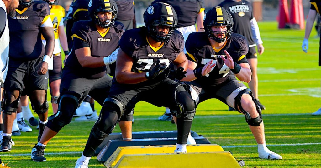 Mizzou lineman Cayden Green