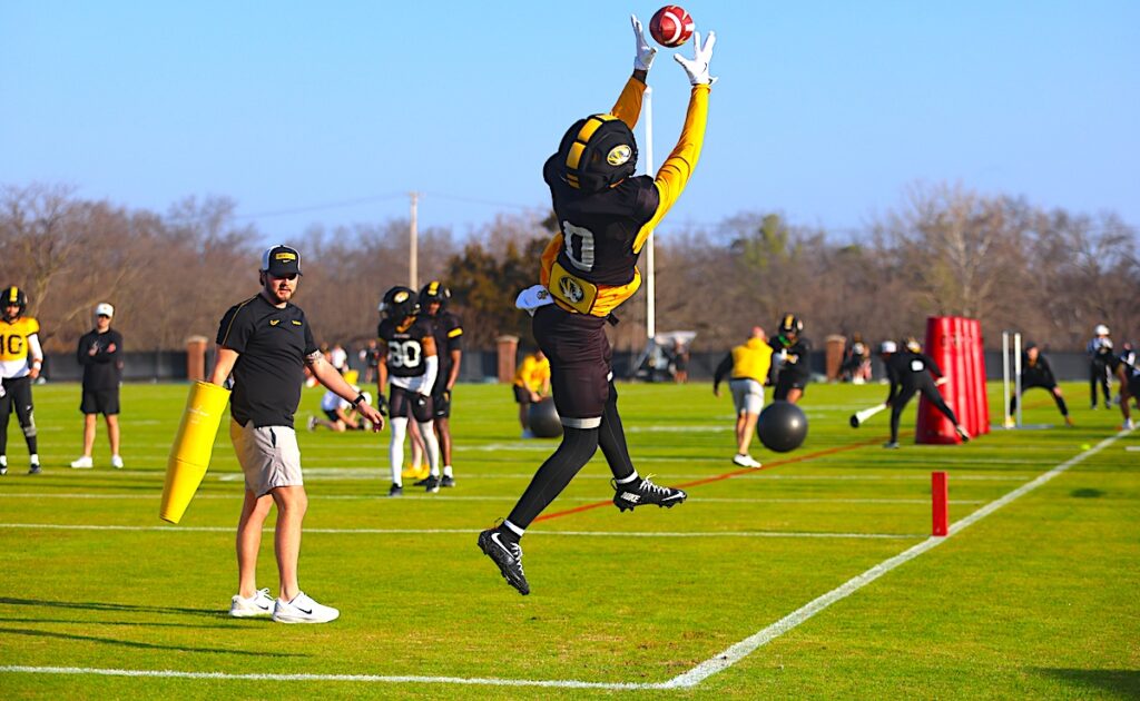 Missouri receiver Naeshaun Montgomery