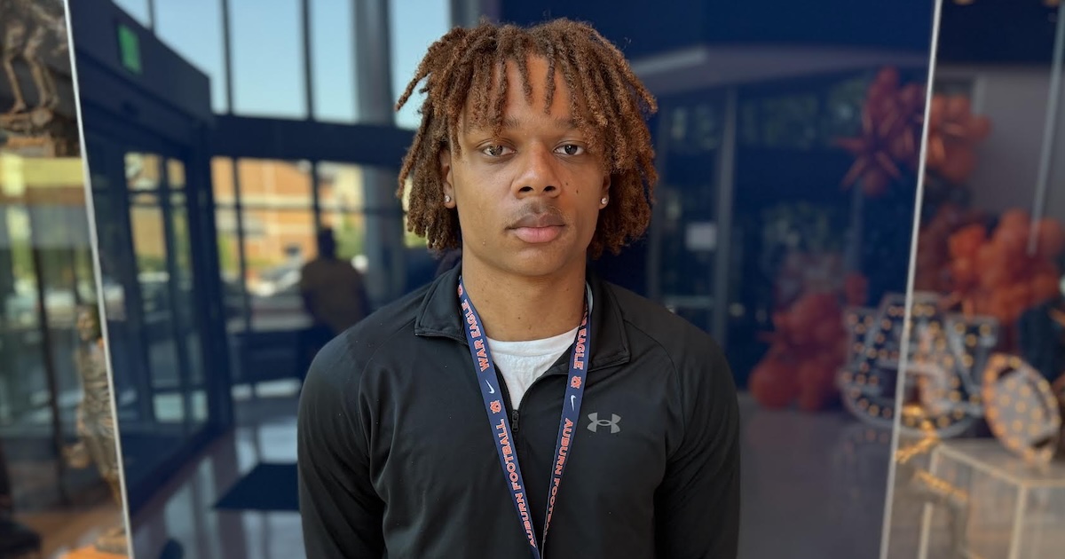 4-star WR Matthew Gregory impressed with first visit to Auburn