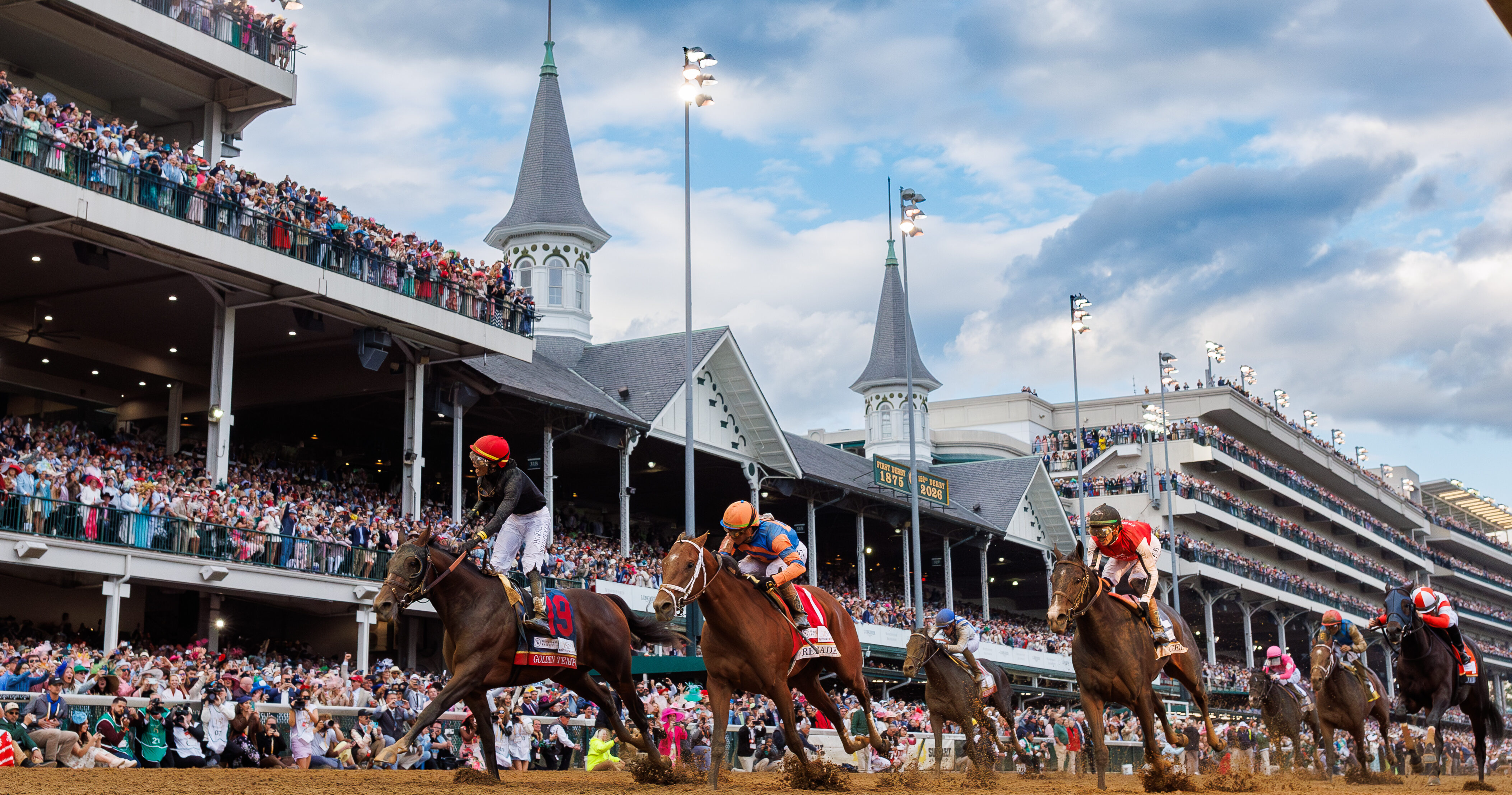 Sights and sounds from a historic Kentucky Derby win for Golden