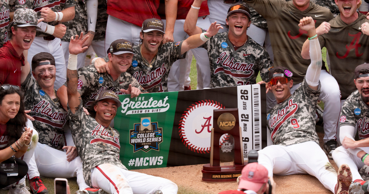 Alabama baseball team reaches CWS for first time since 1999
