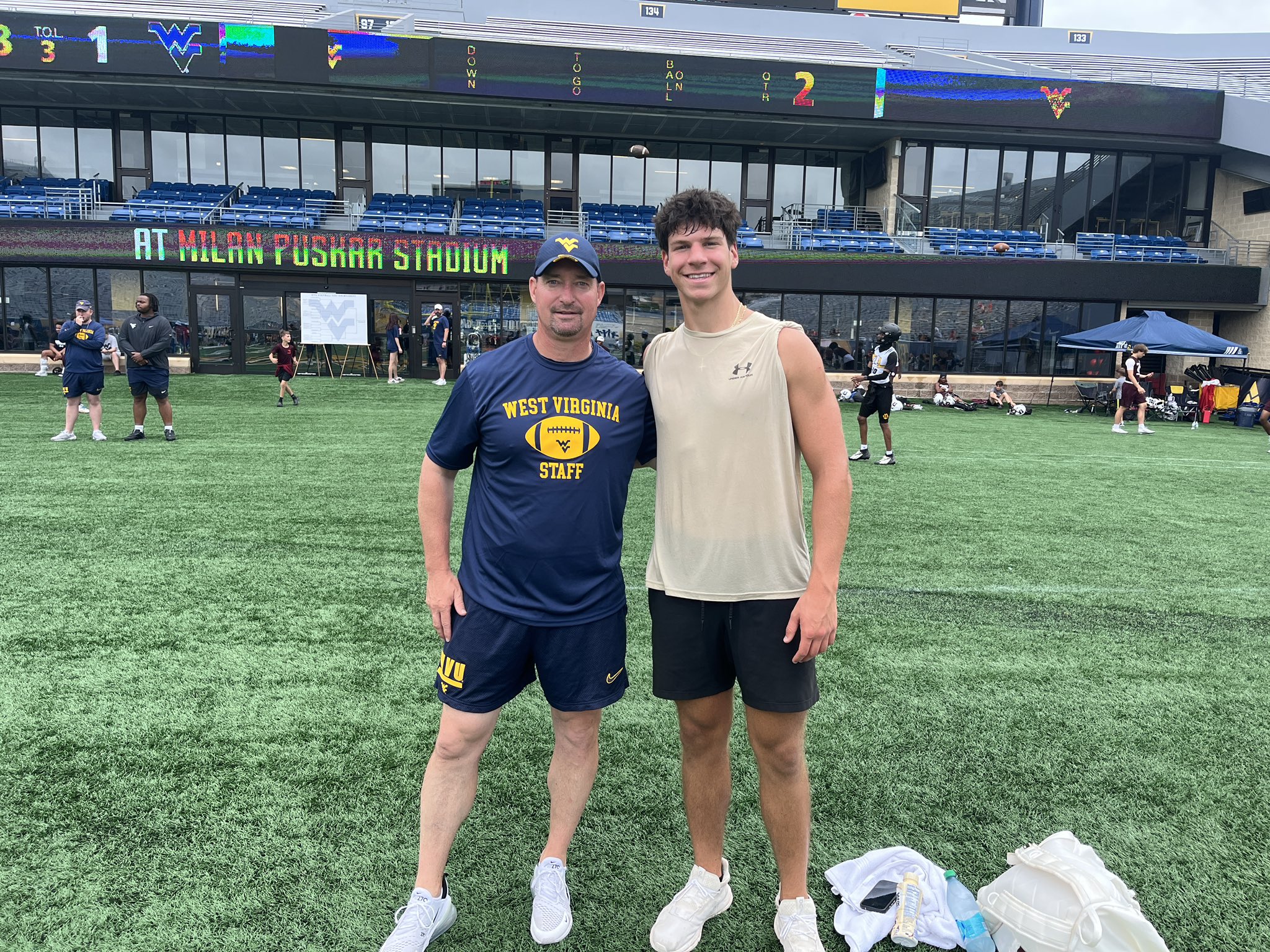 Jen Georgopoulos 2027 specialist Philip Georgopoulos talks West Virginia stop, what's ...