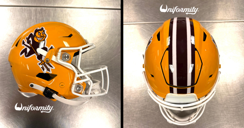 Sサイズ　近畿大学DEVILS アメフトユニフォーム【修復歴あり】 Uniformity: ASU Reveals 1986 Throwback Strategy Uniform