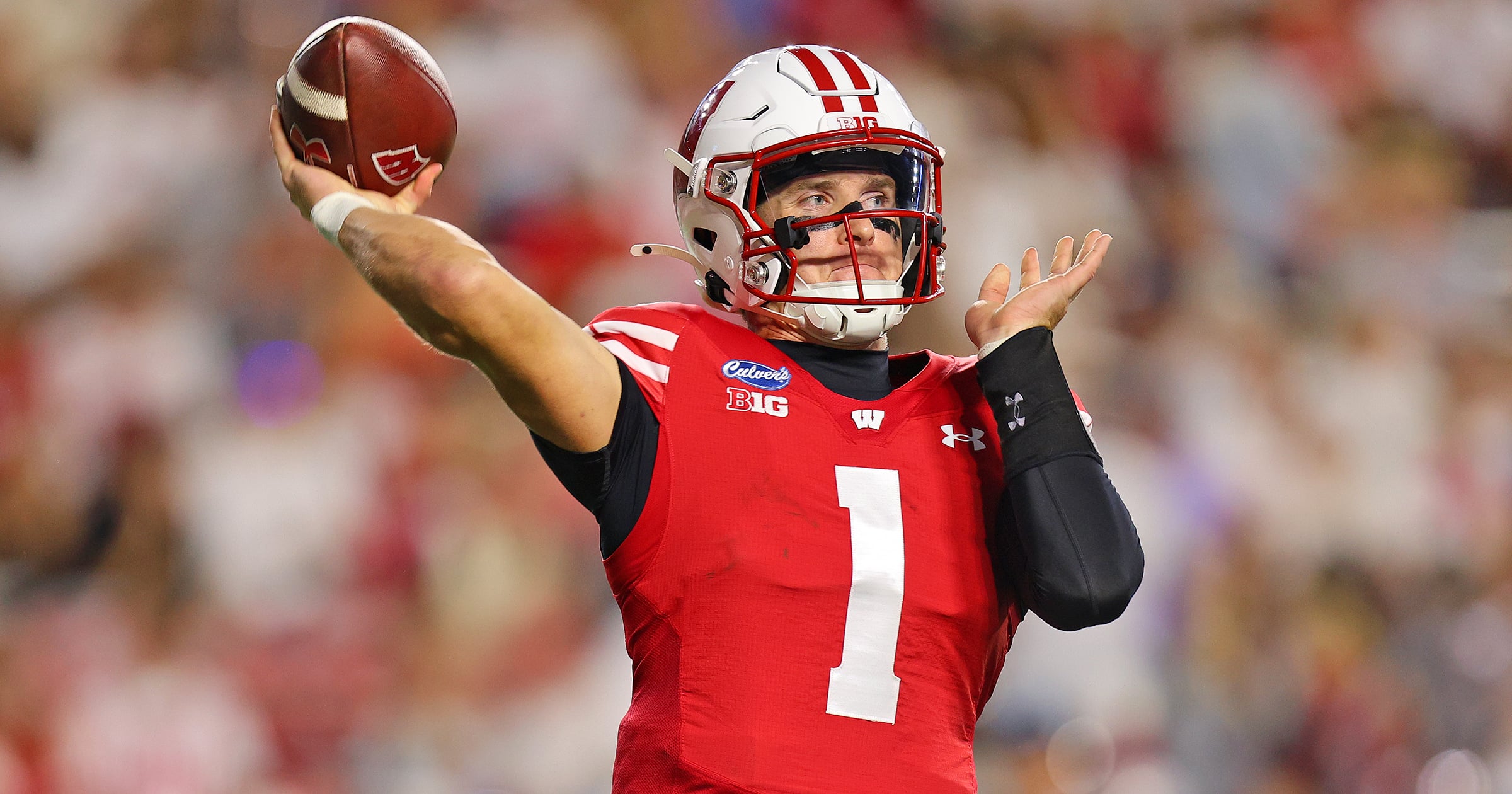 Colton Joseph Says His Play Has Been "Mediocre" Through Two Games for Wisconsin