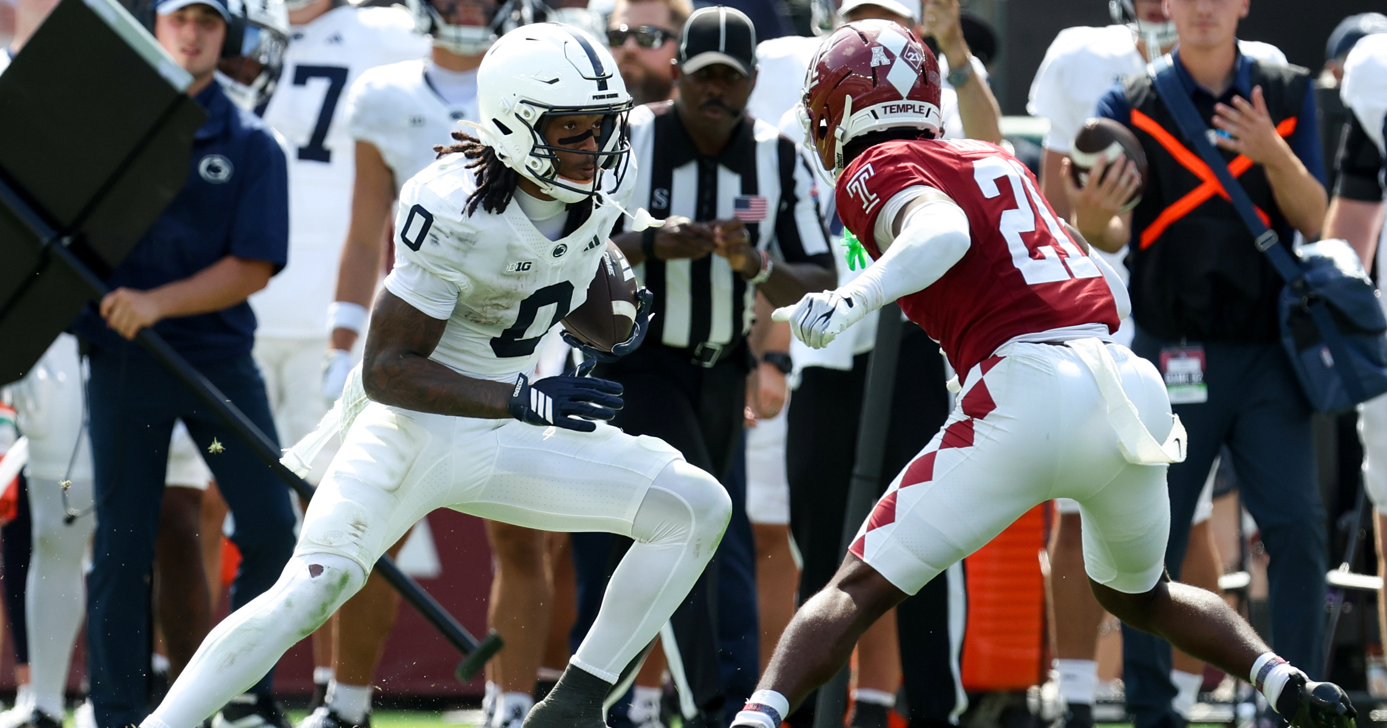 Top 2 Penn State receivers, Purdue starter are questionable for Saturday, headline Wednesday's availability report; see it in full here