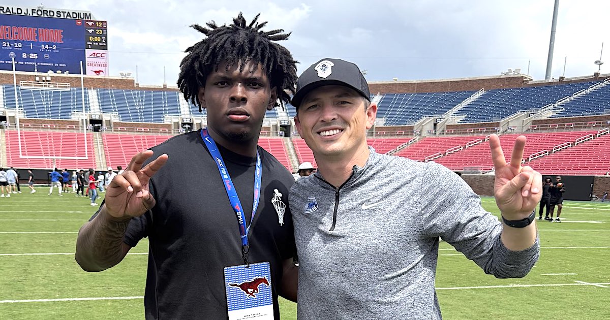 SMU makes strong impression on Las Vegas TE target Mike Taylor following weekend visit