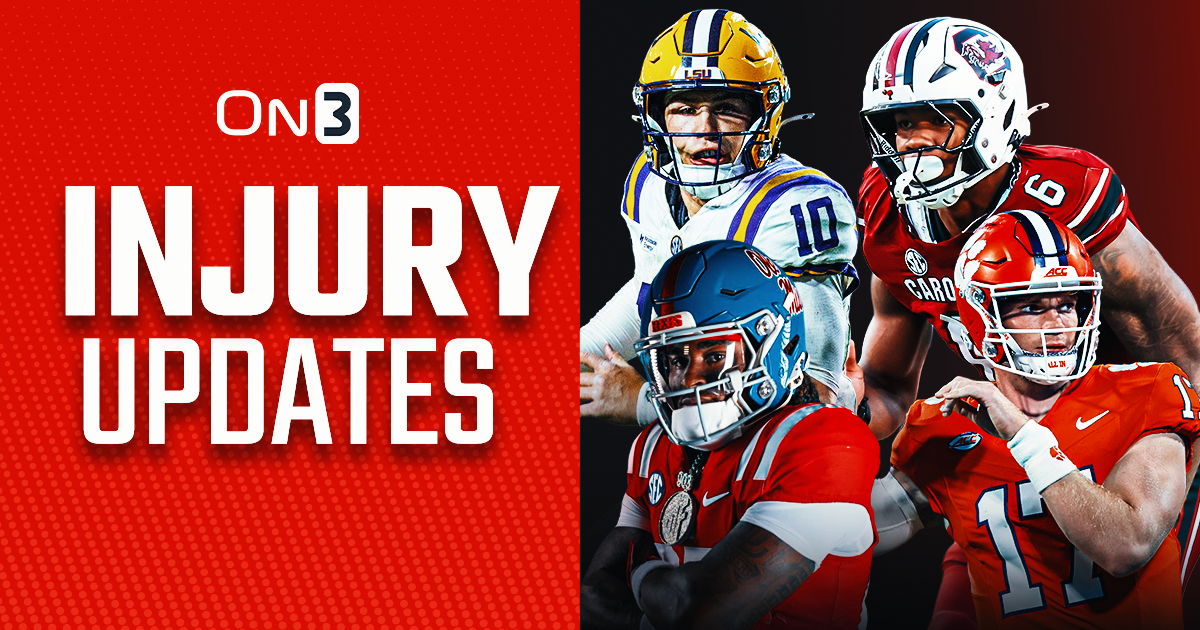 College Football Injury Report: Latest Week 3 updates at LSU, Ole Miss, Alabama & more
