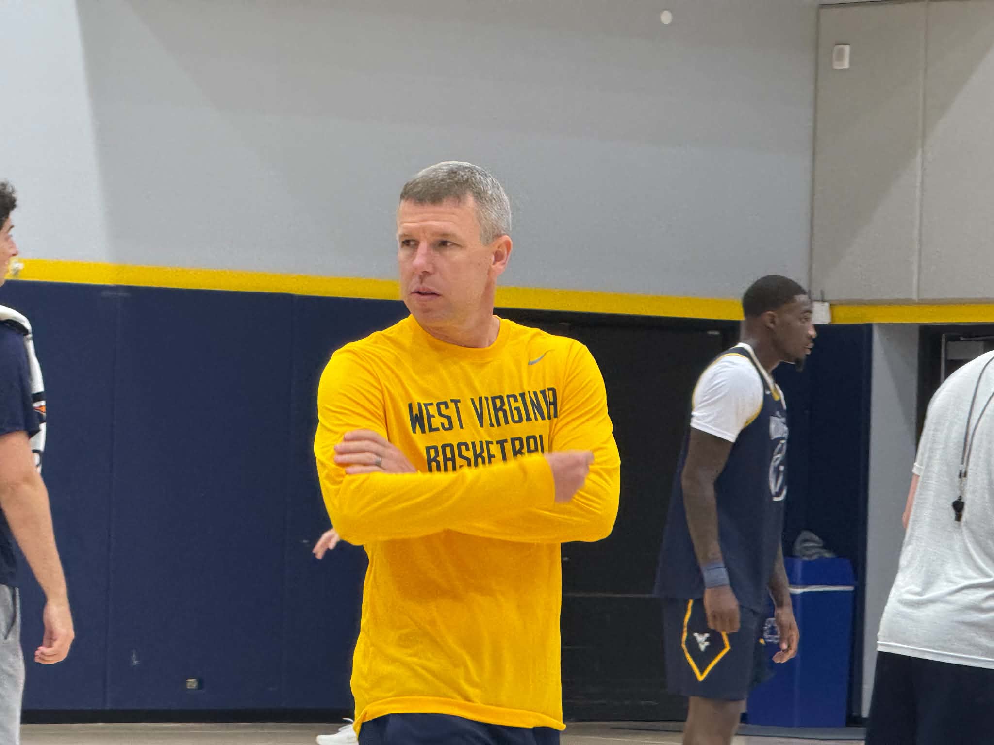 WATCH: Ross Hodge, WVU players discuss exhibition win over Wheeling