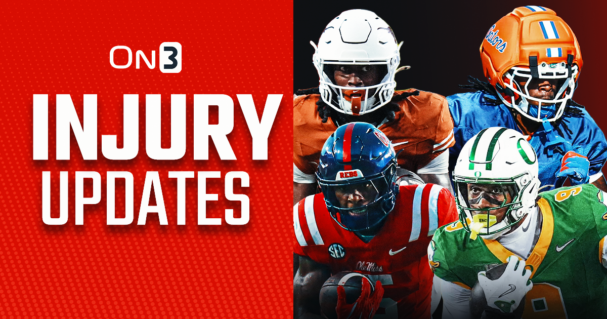 College Football Injury Report: Latest Week 4 updates at Texas, Ole Miss, Florida & more
