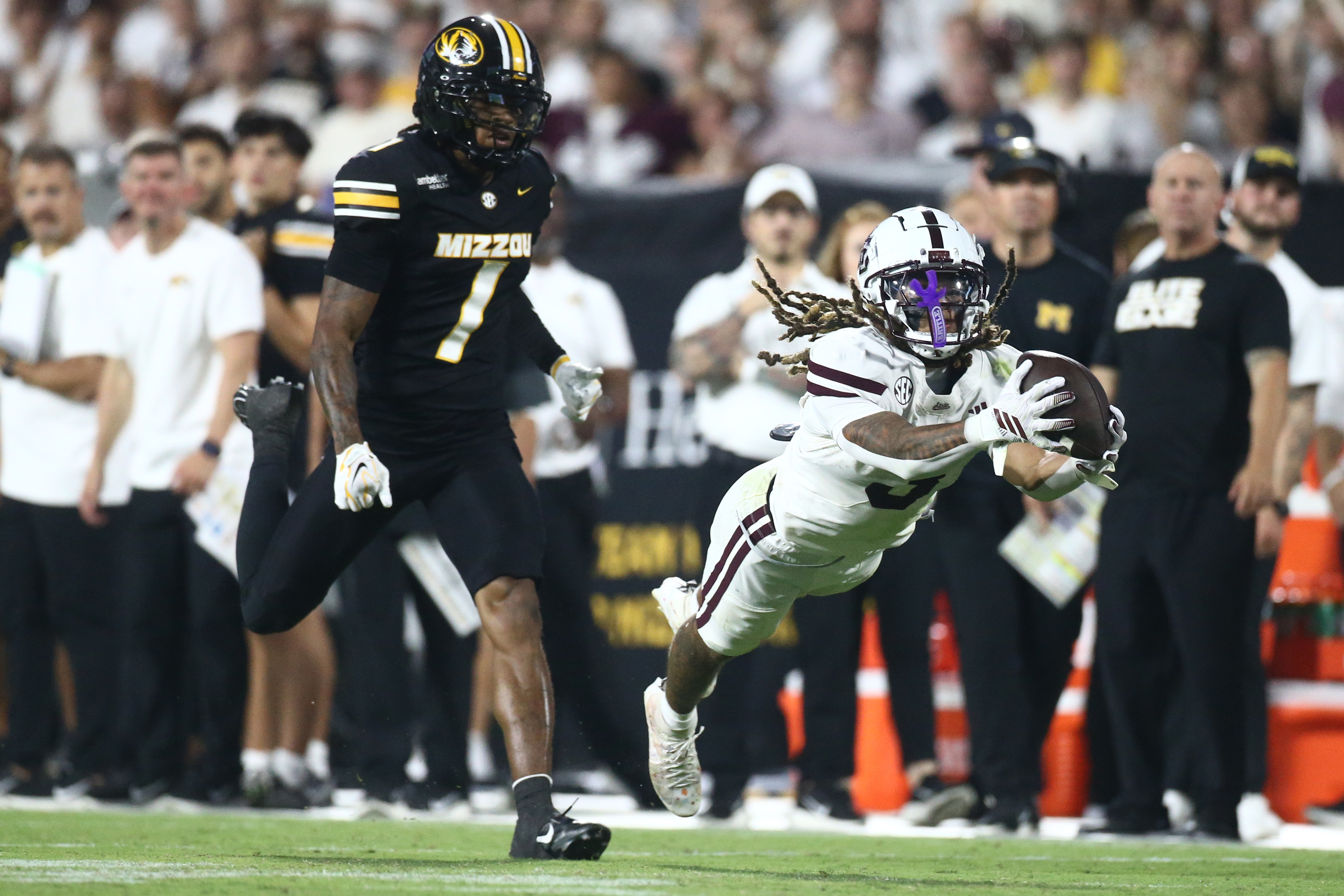 "I gotta give it all I got": Mississippi State WR Anthony Evans III on crucial 4th quarter catch