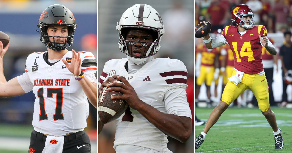 CBS Sports updates quarterback power rankings after Week 4 of college ...