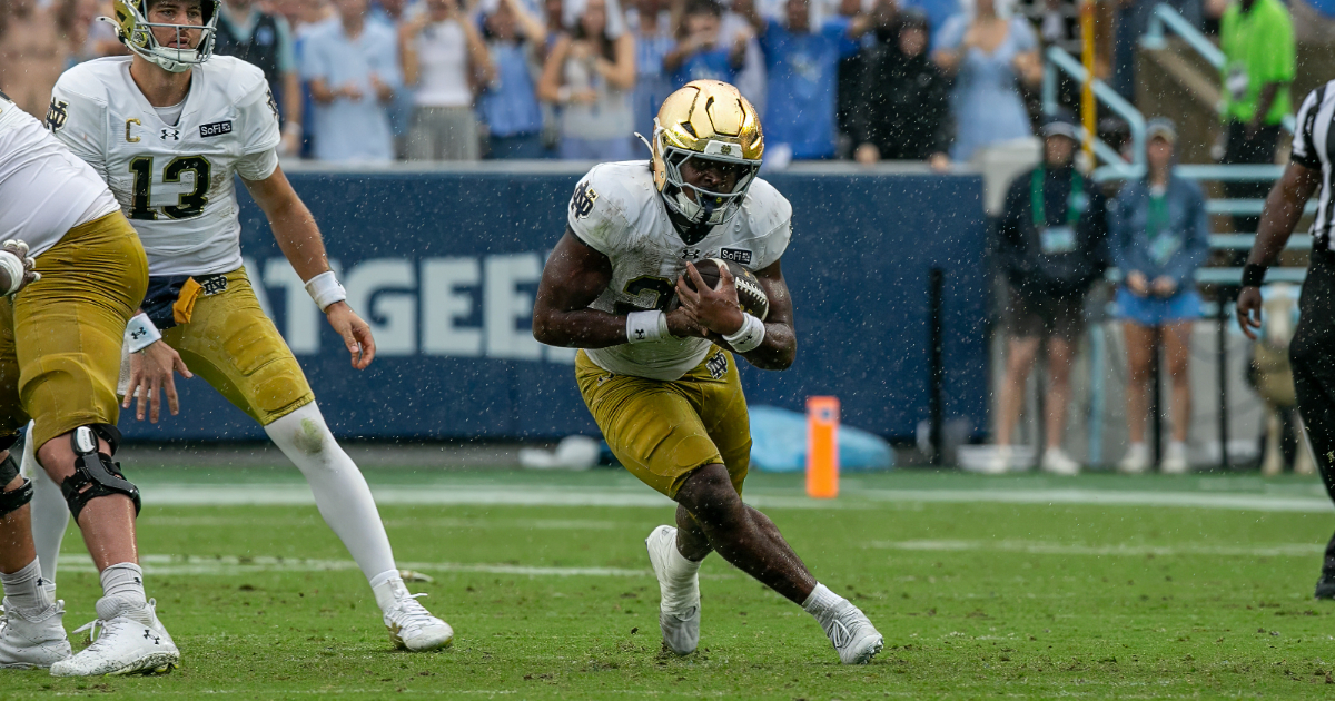 Notre Dame RB Jonaz Walton makes Paul Hornung Award Honor Roll