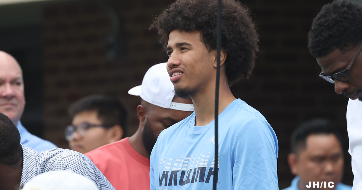 Photos of Jalen Davis on His UNC Official Visit