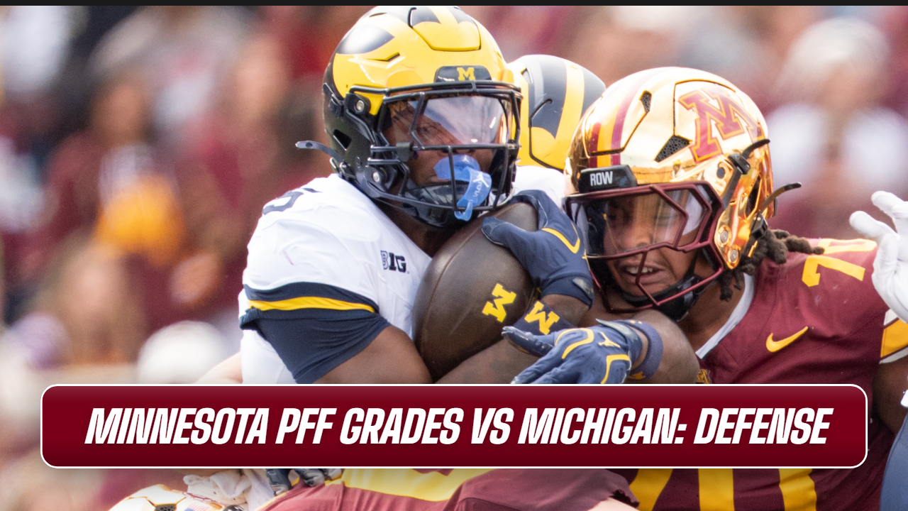 Snap Join Minnesota PFF Defensive Grades & Snap Count: Michigan