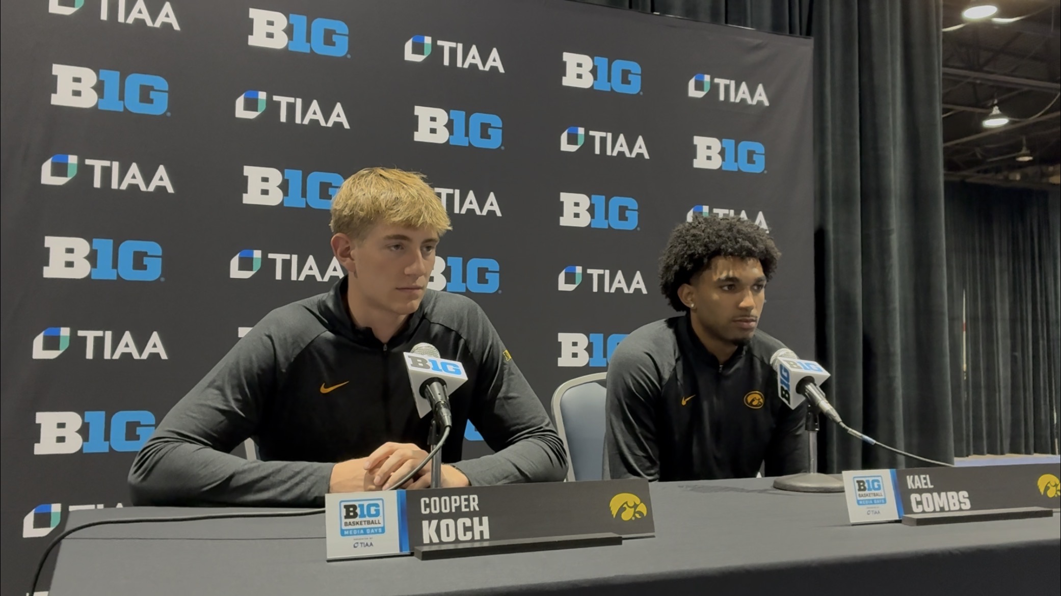 Cooper Koch, Kael Combs talk at Big Ten Media Days