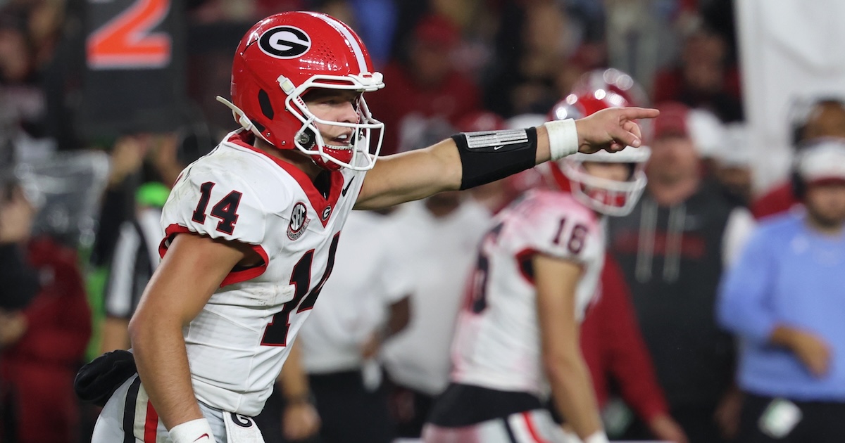 Gunner Stockton deserves more respect after leading Georgia to a cathartic win at Alabama