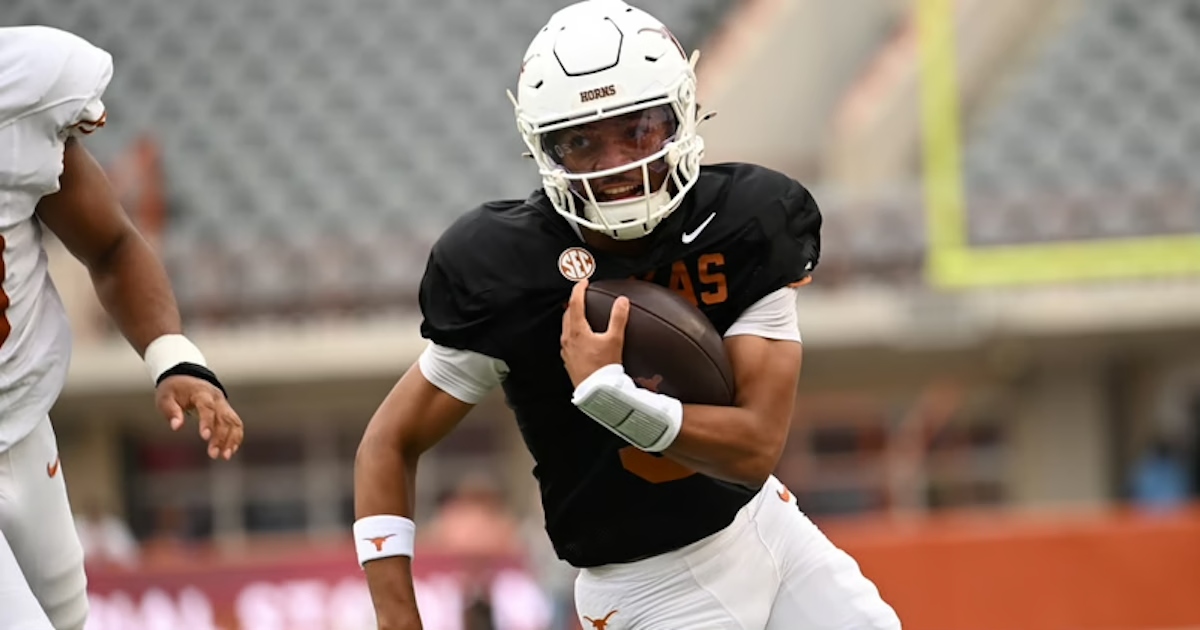 Report: Texas to give more first-team reps to QB KJ Lacey Jr., Arch Manning still expected to start