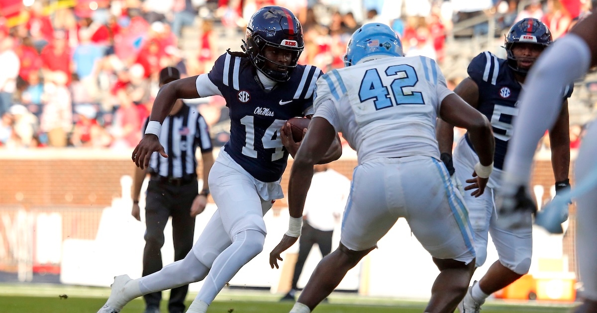Report: Ole Miss QB AJ Maddox arrested for domestic violence
