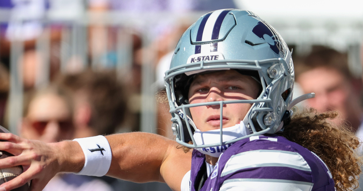 Kansas State QB Avery Johnson listed as questionable for this weekend's game