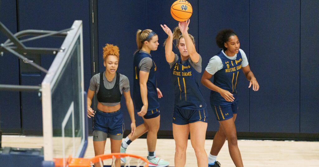 Notre Dame's Bella Ragone is healthy, hungry and learning the meaning of tough love