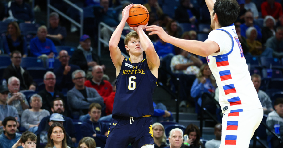 Four takeaways: Brady Koehler shows star potential in Notre Dame exhibition win over DePaul