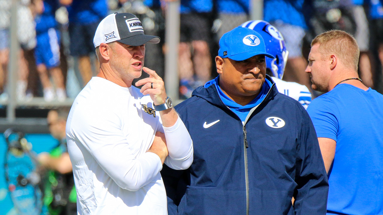 Kalani Sitake impressed by UCF, says Scott Frost has Knights heading in right direction