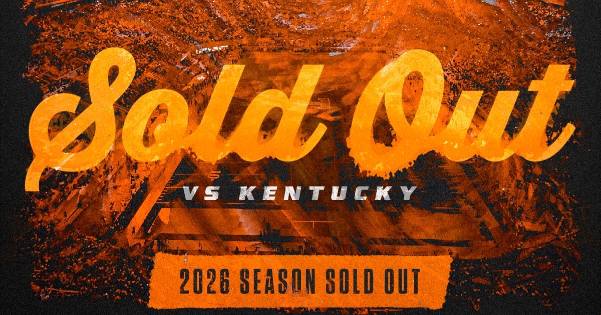 Tennessee-Kentucky sold out, running Neyland Stadium sellout streak to 33