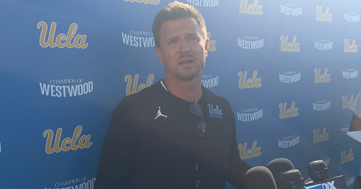 UCLA football coach Bob Chesney talks Nevada, why he's happy at UCLA