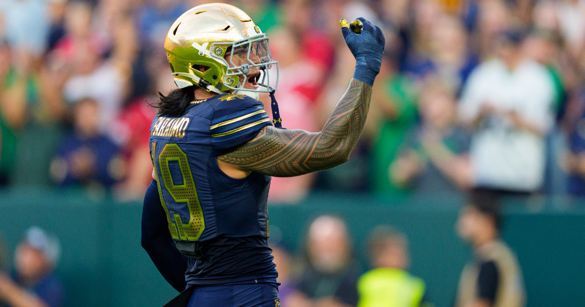 Notre Dame could unleash an underused defender against Navy