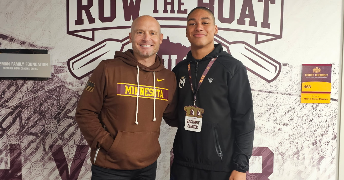 Minnesota RB Commit Zack Shatek Explains Why He Chose the Gophers