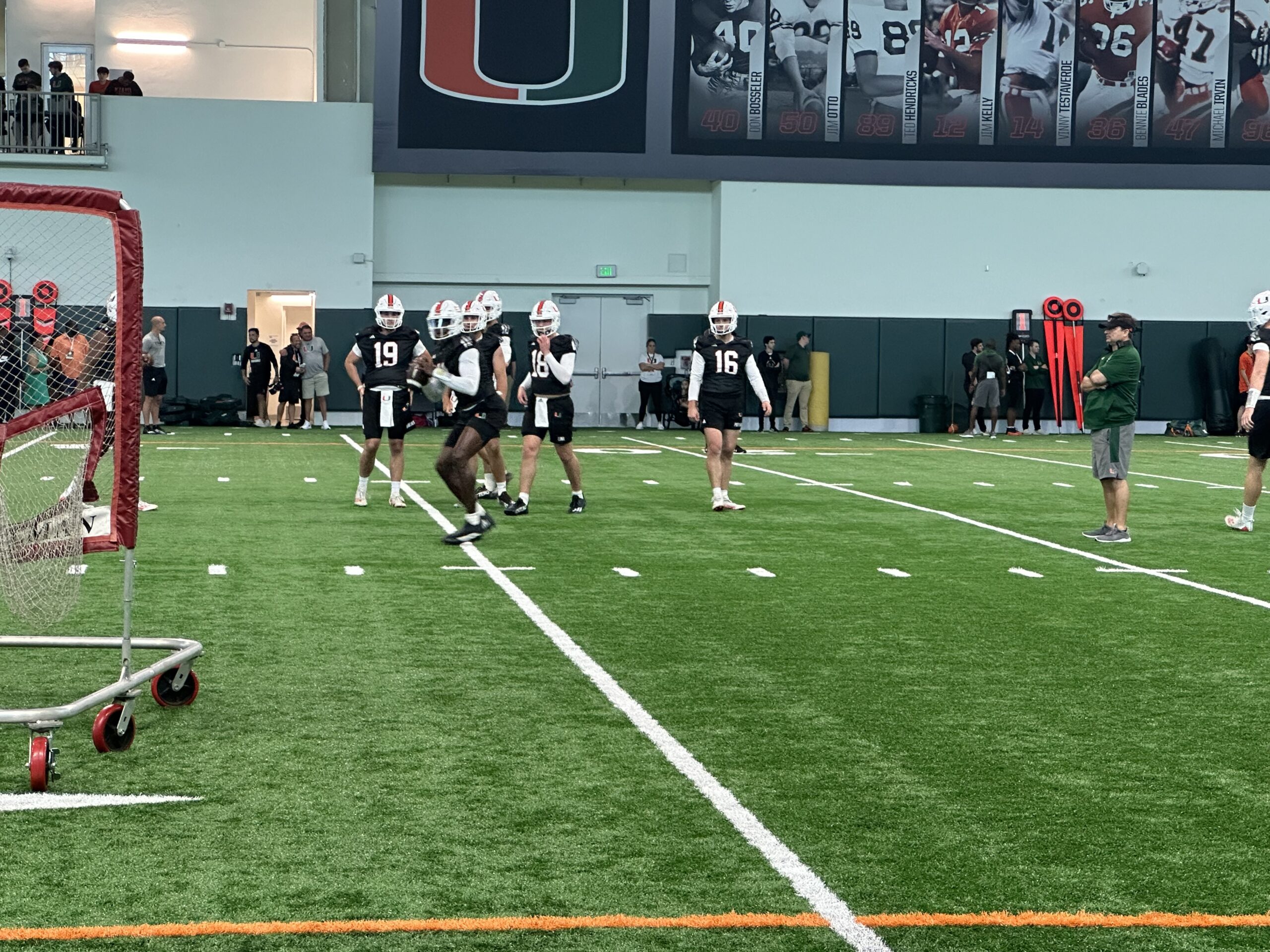 With Miami Hurricanes Spring Practice No. 2 coming up this morning, a review of Day 1