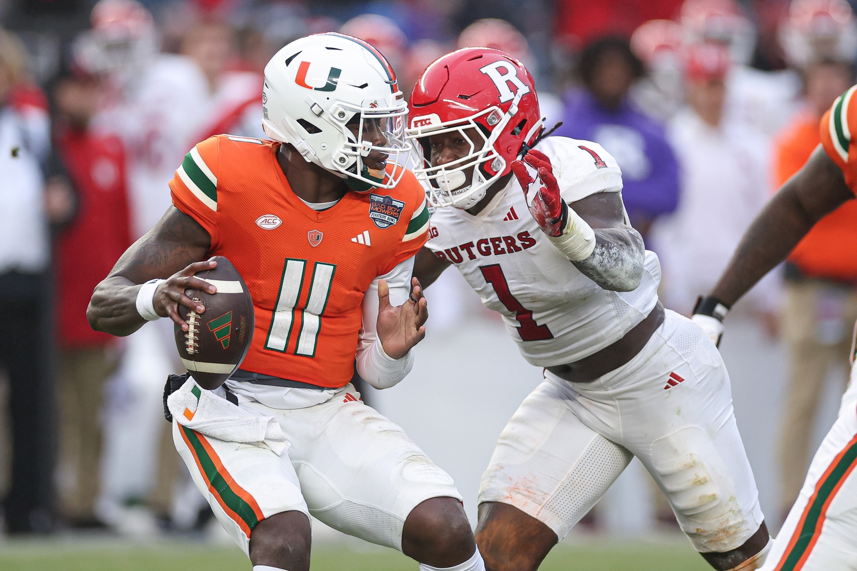 Miami coaches and players react to Jacurri Brown's season debut