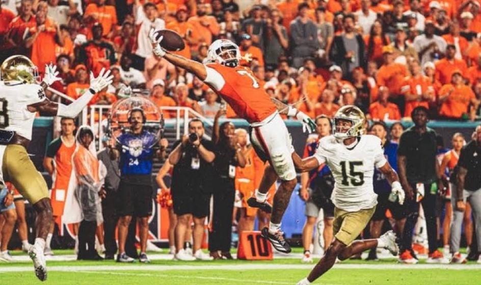 CJ Daniels Discusses Magic Catch Plus The Blocking & Big Plays That Defined The Miami Hurricanes WRs in Opener
