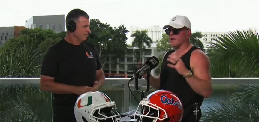 Miami coach Mario Cristobal went on The Pat McAfee Show